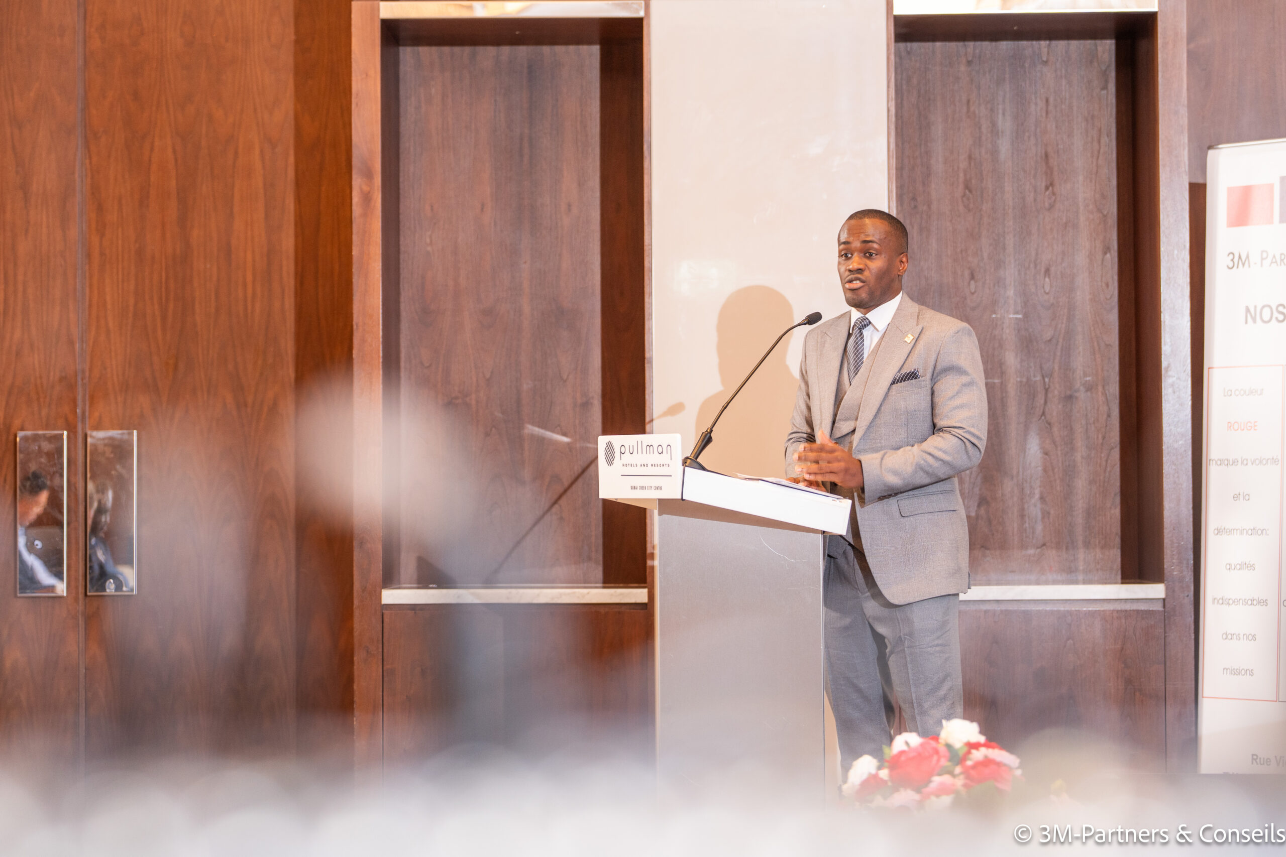 Consultant 3M-Partners lors d'une conférence